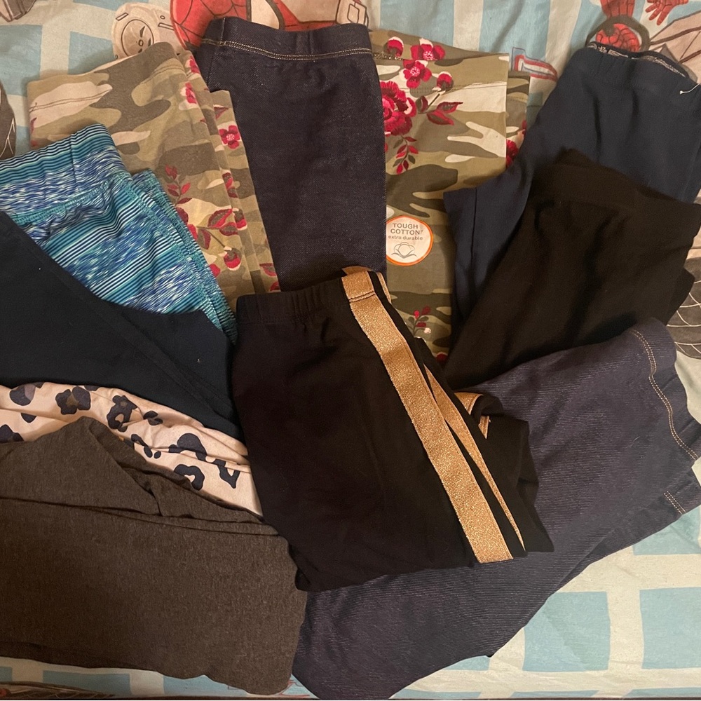 Girls size 10 leggings lot